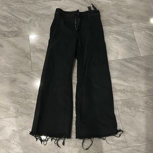 zara jeans - black (size 6)